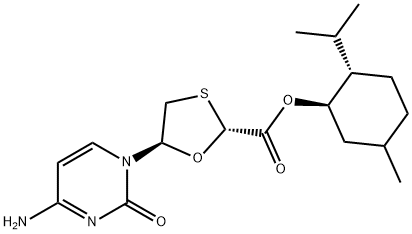 (1R,2S,5R)-Meintile-(2R,5S)-5-(4-aimín-2-ocsa-2H-pirimidin-1-il)-[1,3]aigéad ocsatailéin-2-carbocsaileach