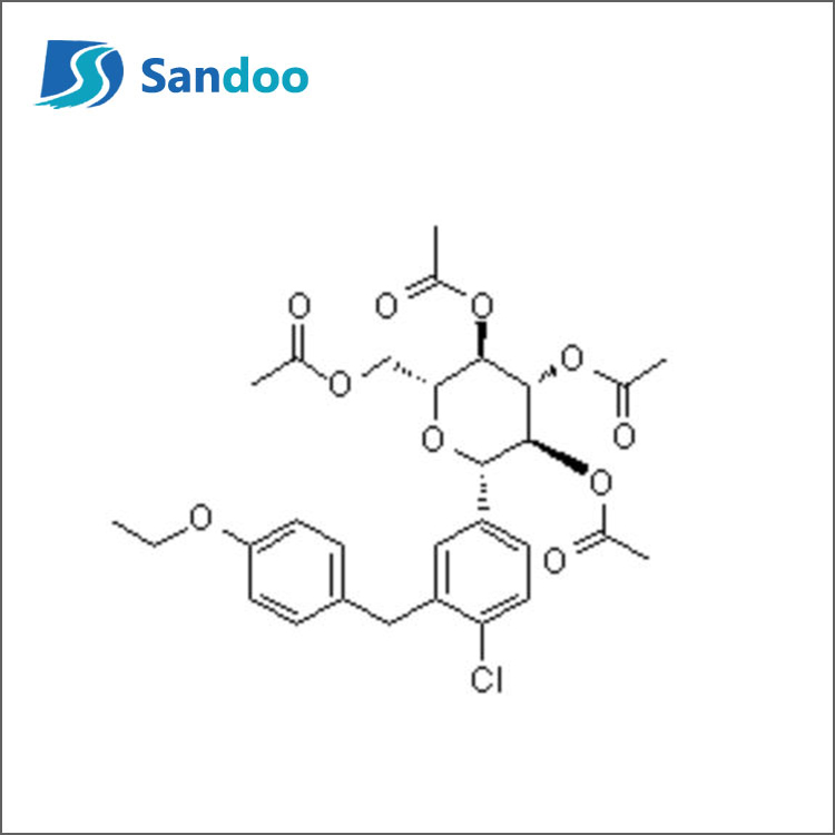 (1S)-1,5-Ainhidrigine-1-C-[4-Clóra-3-[(4-Eitoxyphenyl)Meitil]Feinil]-D-Glucitol Tetraaicéatáit