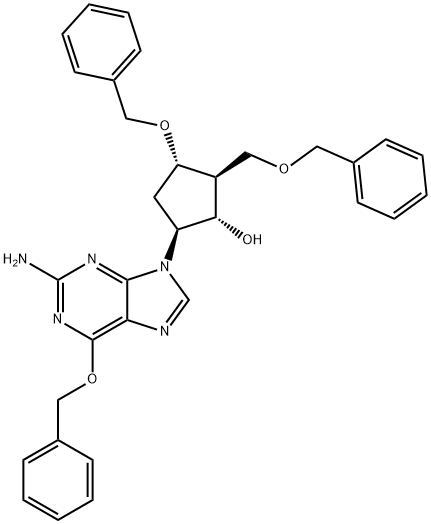 (1S,2S,3S,5S)-5-(2-Aimín-6-(beinsileocsaic)-9H-purin-9-il)-3-(beinsileocsaic)-2-(beinsileocsaimeitil)cioclpentanol