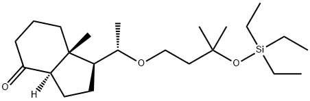 (1S,3aR,7aR)-7a-meitil-1-((S)-1-(3-meitil-3-((tríeitilsil)ocsa)bútocsai)eitil)heicseahidr-1H-inden-4(2H)-aon