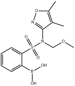 (2-(N-(4,5-démheitilisoxazol-3-il)-N-(methocsaimethyl)sulfamoyl)feanil)aigéad bórónach