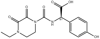 (2R)-2-[(4-eitil-2,3-dé-ocsaipéraisín)carbóinilaimín]-2-(4-hiodrocsaifeinil)aigéad aicéiteach