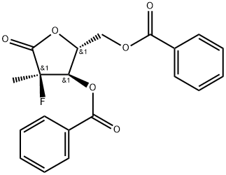 ((2R, 3R,4R)-3-(beansóileocsaig)-4-fluara-4-meitil-5-ocsa-hidreafhúráin-2-il)beansóáit meitile