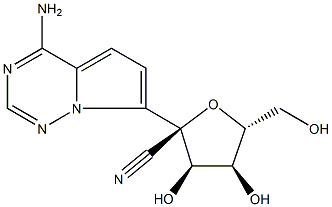 (2R,3R,4S,5R)-2-(4-aimínipirról[2,1-f][1,2,4]triazin-7-il)-3,4-déhidrocsa-5-(hiodrocsaimeitil)teitrea-hidreafháin- 2-charbónáitrile