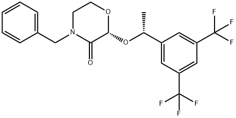 (2R)-4-beinsile-2-[(1R)-1-[3,5-bis(trífhluaramethyl)feinil]eatocsa]morpholin-3-one