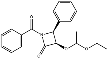 (3R,4S)-1-Beinsile-3-(1-eatocsaitocsaig)-4-feinil-2-azetidinone