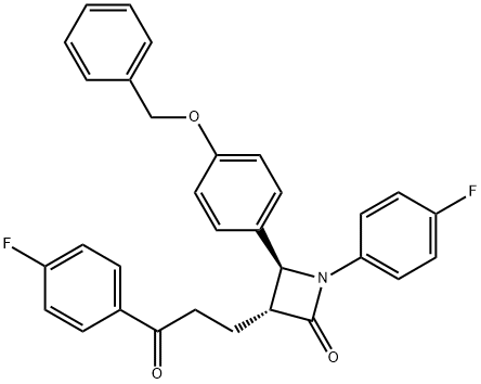 (3R,4S)-4-[4-(Beinsilocsa)feinil]-1-(4-fluarafheinile)-3-[3-(4-fluarafheinile)-3-ocsapróipil]azetidin-2-one