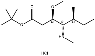(3R, 4S,5S)-tri-bhúitile 3-Meitocsai-5-Meitil-4-(MethylaMino)hidrea-clóiríd heptanoáit