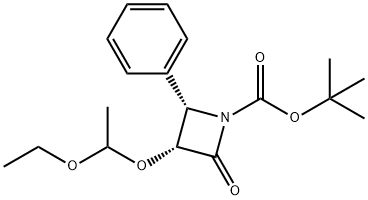 (3R,4S)-tri-bhúitile 3-(1-eatocsaitocsai)-2-ocsa-4-feanalasaitdin-1-carbocsaláit
