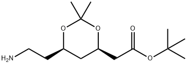 (4R,6R)-tert-Búitile-6-(2-aminoethil)-2,2-démheitil-1,3-dé-ocsán-4-aicéatáit