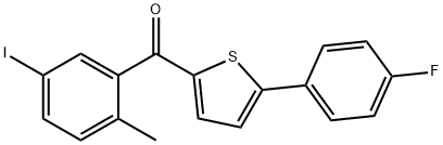 (5-(4-Fluarafheinil)thiophen-2-il)(5-iaid-2-Meitiléine)Meatánóin
