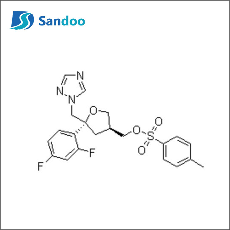 (5R-Cis)-Tolúéin-4-Aigéad Sulfónach 5-(2,4-Défhluarafheinile)-5-(1H-1,2,4-Triasól-1-Yl)Meitiltetrahidreafuran-3-Ylmethyl Ester