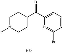 (6-brómaipiridín-2-il)-(1-meitilpiperidin-4-il)hidreabróimíd meatánóin