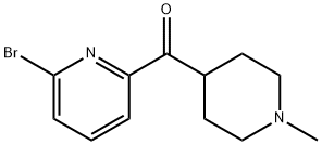 (6-broMopyridin-2-il)(1- Methylpiperidin-4-il)Meatánóin