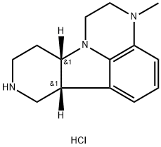 (6bR,10aS)-3-Meitil-2,3,6b,7,8,9,10,10a-octahidrea-1H-piridó[3',4':4,5]pioróil[1,2,3- de] hidreaclóiríd quinoxaline