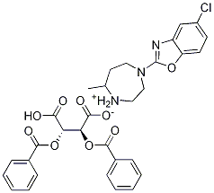 (R)-4-(5-clórabensó[d]oxazol-2-il)-7-Meitil-1,4-diazepan-1-iuM (2S,3S)-2,3-bis(beansoilocsa)-3- carboxypropanoate