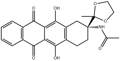(R)-N-(5,12-Déhidrocsa-2-(2-meitil-1,3-dé-ocsólan-2-il)-6,11-dé-ocsó-1,2,3,4,6,11-heicseahidreacainn -2-il)acetamide