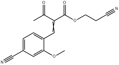 (Z)-2-chianoethyl 2-(4-ciana-2-meatocsaibeinsilideéin)-3-ocsabutanoate