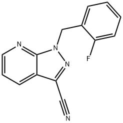 1-(2-fluaraibeinsil)-1H-pirazoló[3,4-b]piridín-3-carbónáitrile