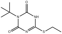 1,3,5-Triaisín-2,4(1H,3H)-dé-ón, 3-(1,1-démheitiolaitil)-6-(eitiltio)-