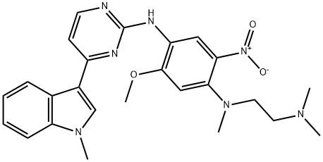 1,4-Beinséin Mhian, N1-[2-(démheitilaMino)eitil]-5-Meitile-N1-Meitile-N4-[4-(1-Meitil-1H-indol-3-il)-2-pyriMidinil]-2 -nítri