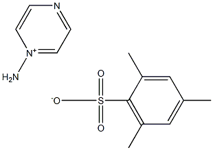1-Aimínapirazin-1-ium 2,4,6-trímheitiolbeinséinsulfónáit