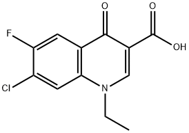 Aigéad 1-ETHYL-7-CHLORO-6-FLUORO-1,4-DIHYDRO-4-OXOQUINOLINE-3-CARBOXYLIC