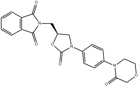 1h-isoindól-1,3(2h)-dé-ón, 2-[[(5s)-2-oxo-3-[4-(3-oxo-4-morpholinil)phenyl]-5-oxazolidinil]meitil]-