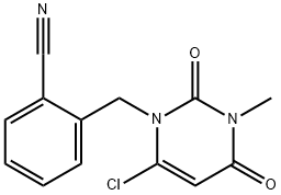 2-[(6-Clóra-3,4-dé-hidr-3-Meitil-2,4-dé-ocsó-1(2h)-piriMidinil)Meitile]beinsitríle