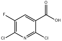 Aigéad 2,6-Dichloro-5-fluaironicotinic