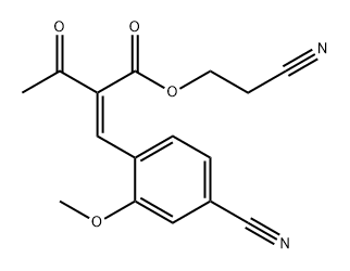 2-chianoethyl 2-(4-ciana-2-methocsaibeinsilideéin)-3-ocsabutanoate