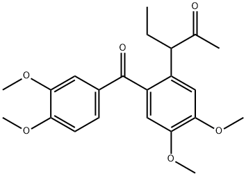 3-[2- (3,4-démheatocsaibenzoil)-4,5-démheathocsafheinil]pentan-2- a haon