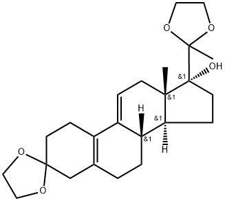 3,20-Bis(eitilenedioxy)-19-norpregna-5(10)9(11)dien-17-ol