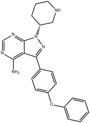 3-(4-feinocsai-feinil)-1-piperidin-3-il-1H-pyrazolo[3,4-d]piriMidin-4-ilaMín