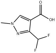 Aigéad 3-(Défhluaramethyl)-1-meitil-1H-pirazóil-4-carbocsaileacha