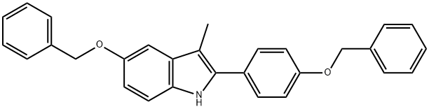 3-Meitil-5-(feinilmethocsa)-2-[4-(feinilmethocsocsa)feanil]-1H-indole