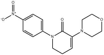 3-Moirfeilín-1-(4-nítrifeinil)-5,6-dé-hidripiridín-2(1H)-aon