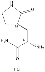 3-pirrolidinepropanamide, α-aimín-2-oxo-, hidreaclóiríd