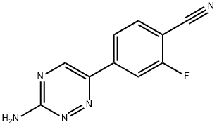 4-(3-Aimín-1,2,4-TRIAZIN-6-il)-2-FLUOROBENZONITRILE