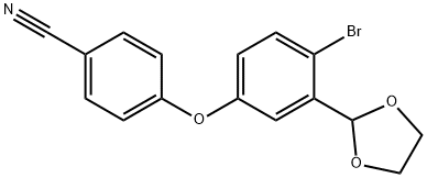 4-(4-BroMo-3-(1,3-dé-ocsalan-2-il)feanocsa)beinsitríle
