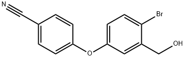 4-[4-Bromo-3-(hiodrocsaimeitil)feanocsa]beinsitríle