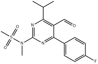 4-(4-Fluaraifeinil)-6-iseapróipil-2-[(N-meitil-N-meitil-meitil-aimín)aimín]pirimidinil-5-il-formail