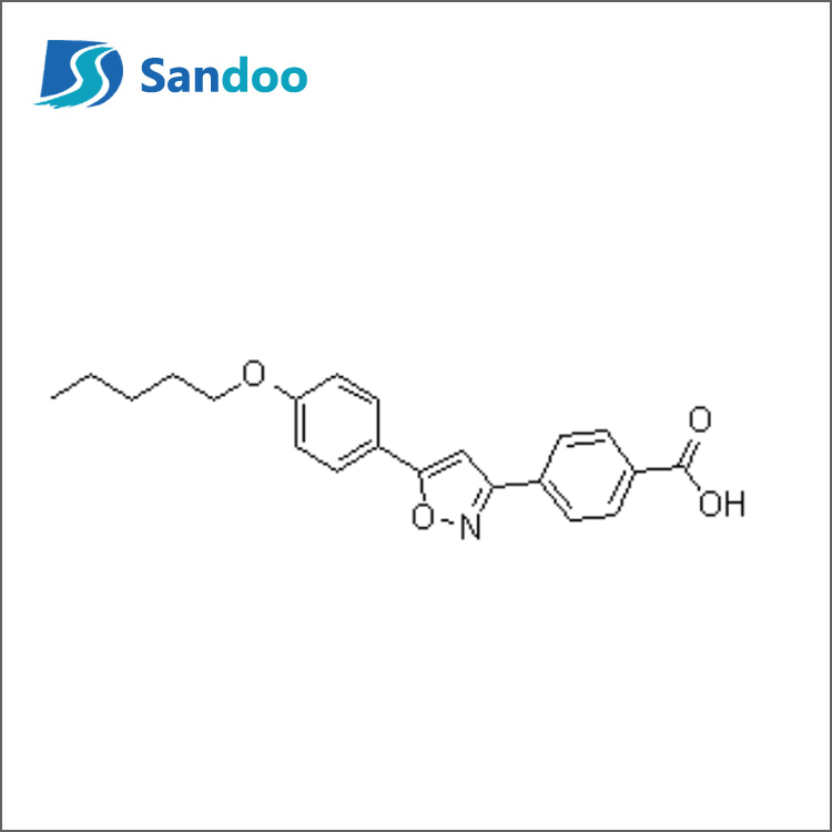 4-[5-(4-Pentyloxyphenyl)isocsaig-3-il]Aigéad Beansóch