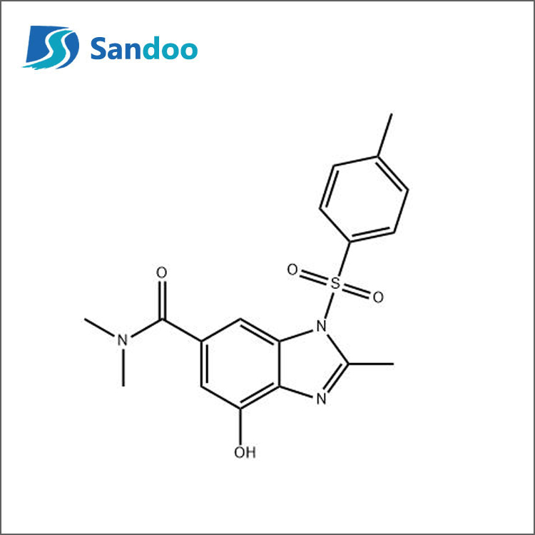 4-hiodrocsa-N,N,2-trímheitiol-1-tosil-1H-beansó[d]imidazole-6-carboscaimíd
