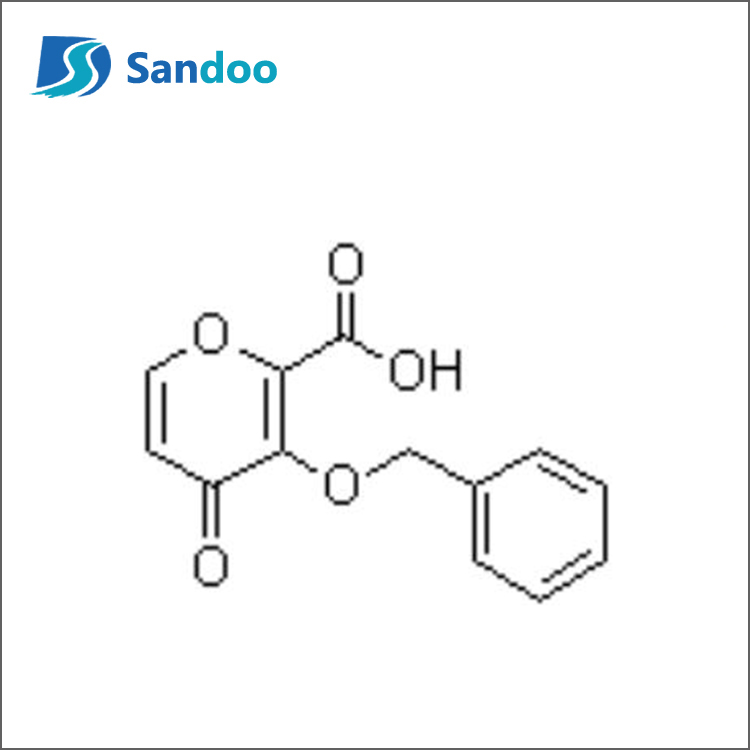 Aigéad 4-Oxo-3-(phenylmethoxy)-4H-pyran-2-carbocsaileacha
