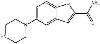 5-(1-Piperasinil)beansófuran-2-carboscaimíd