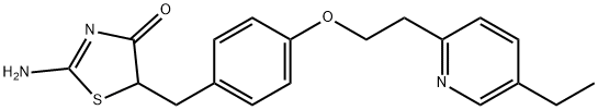 5-{4-[2-(5-eitil-2-piridil)ethocsa]beinsile}-2-imín-4-thiazolidinone