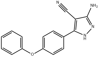 5-aMín-3-(4-feinocsafheinil)-1H-pirazóil-4-carbónaitrile