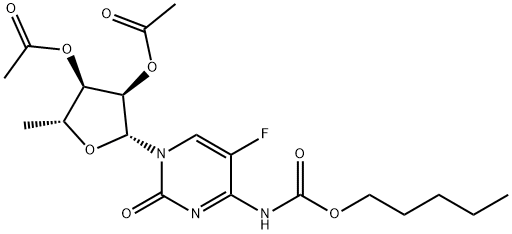 5`-déocsa-5-fluar-N-[(peantoilocsa)carbóin]cítídín 2`,3`-diaicéatáit