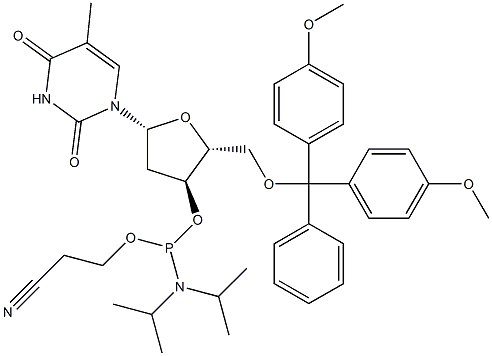 5'-Démheathocsaitril-3'-déocsaigimídín 2'-[(2-cianoethil)-(N,N-dé-iseapróipil)]-fosfaraimít